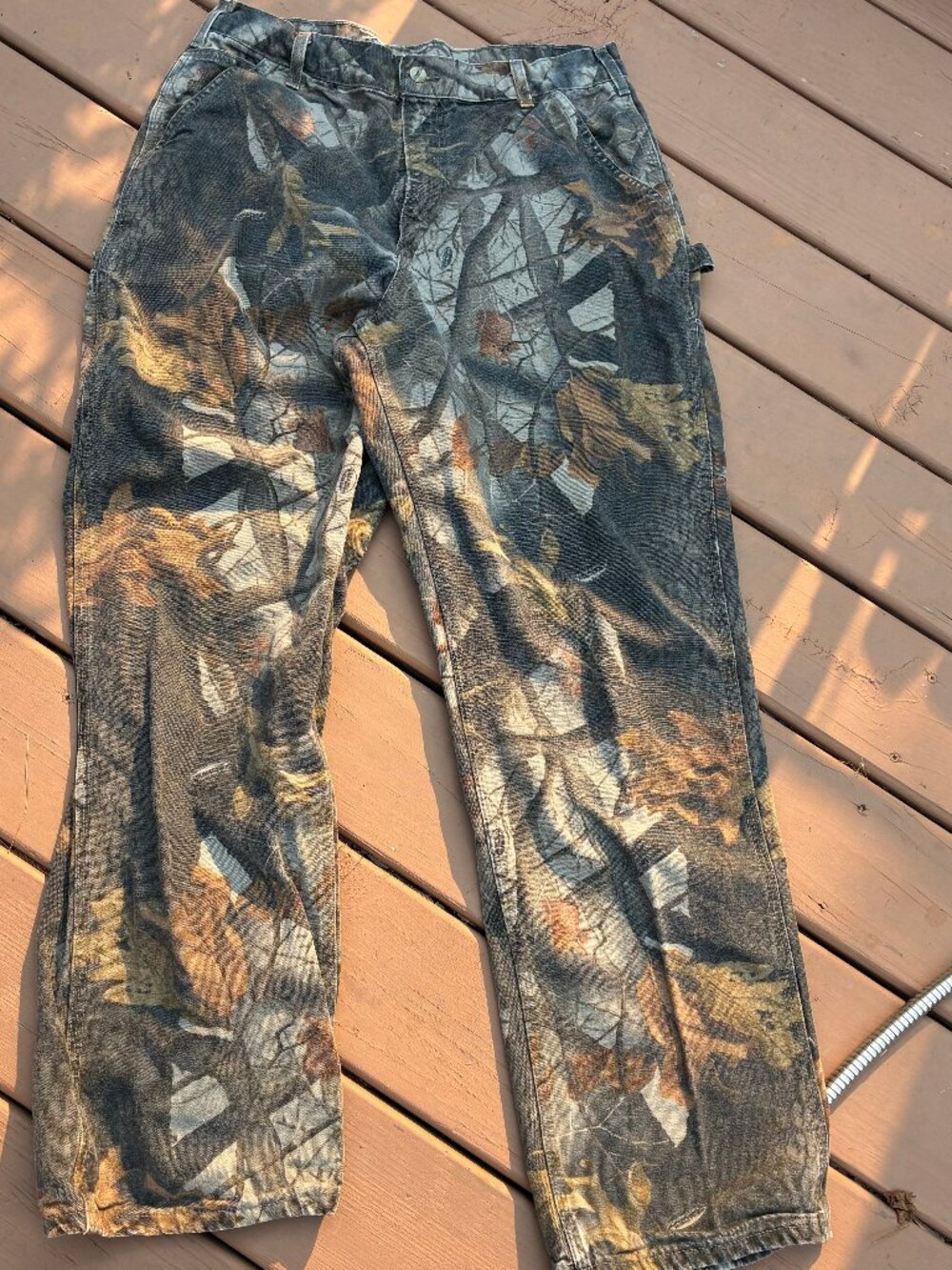 Vintage Carhartt Pants 36 x 32  B158 Camouflage  RealTree  Carpenter